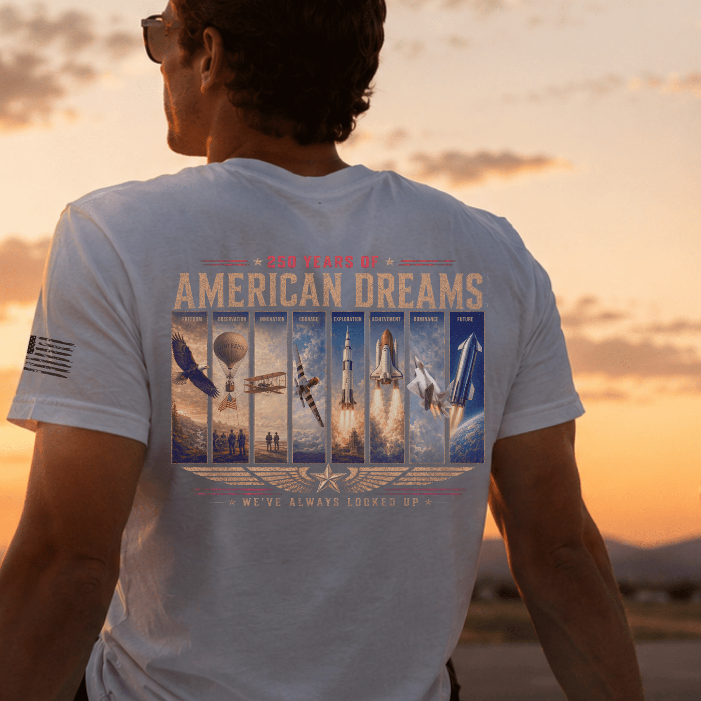 250 Years of American Dreams | Made in USA Premium Tee