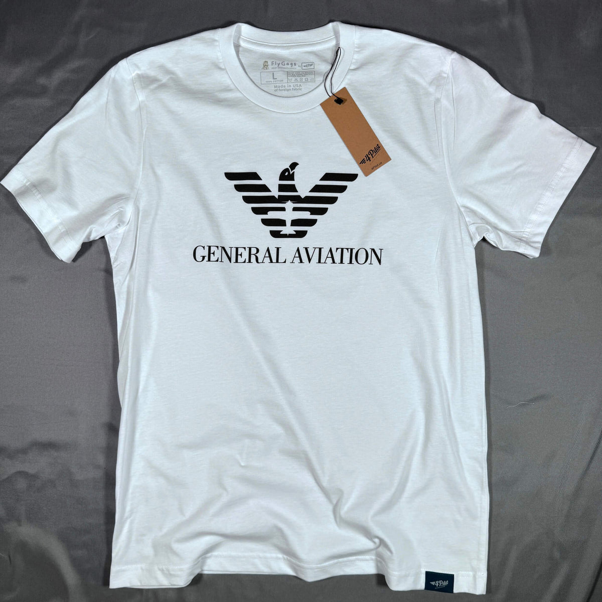 General Aviation premium T-shirt laid flat