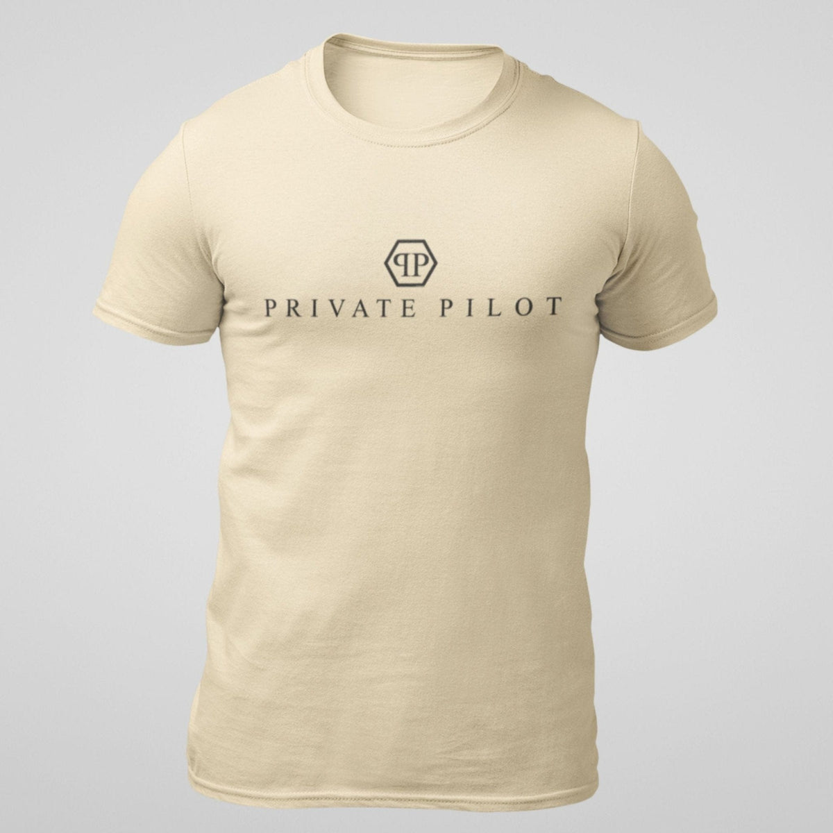 Natural Private Pilot logo parody T-shirt