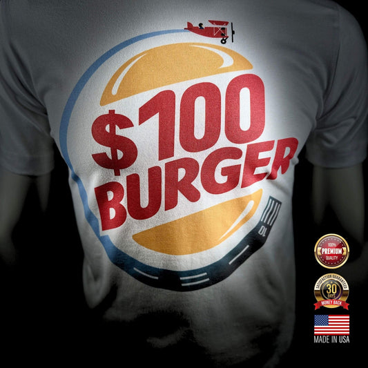 $100 BURGER PREMIUM TEE THE PARODY HANGAR