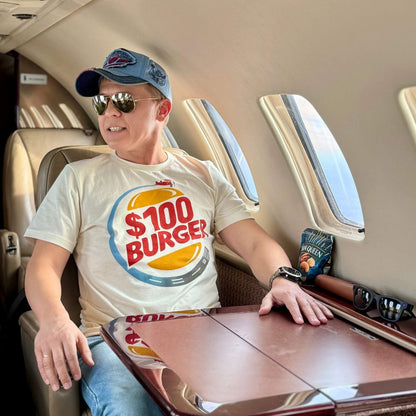 $100 BURGER PREMIUM TEE THE PARODY HANGAR