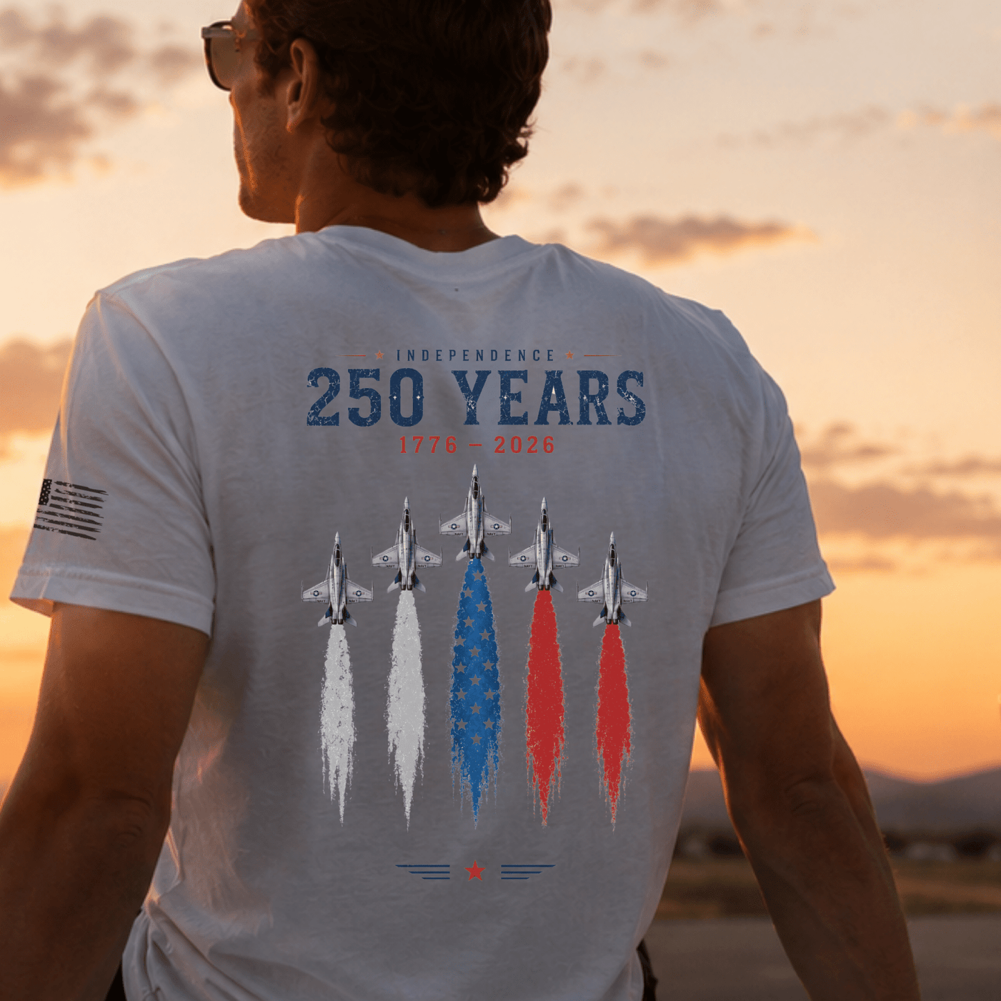 USA 250 Years Shirt | America 250th Anniversary Shirt | Patriotic Aviation Tee | Independence Day Shirt | USA 1776-2026