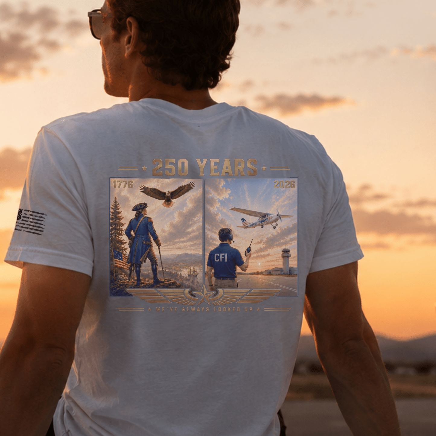 250 Years. Still Looking Up. | Made in USA Premium Tee