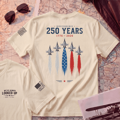 USA 250 Years Shirt | America 250th Anniversary Shirt | Patriotic Aviation Tee | Independence Day Shirt | USA 1776-2026