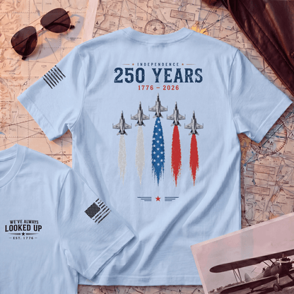 USA 250 Years Shirt | America 250th Anniversary Shirt | Patriotic Aviation Tee | Independence Day Shirt | USA 1776-2026