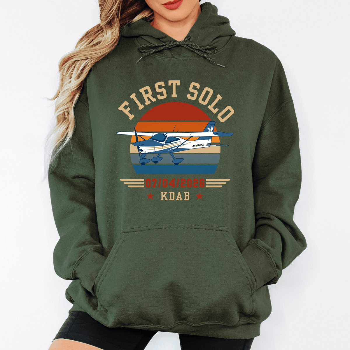 Personalized First Solo Flight Sweatshirt V2