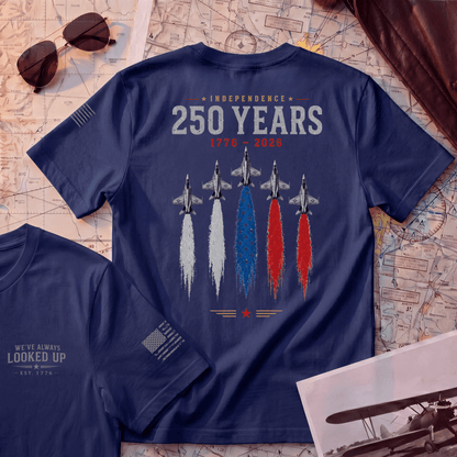 USA 250 Years Shirt | America 250th Anniversary Shirt | Patriotic Aviation Tee | Independence Day Shirt | USA 1776-2026