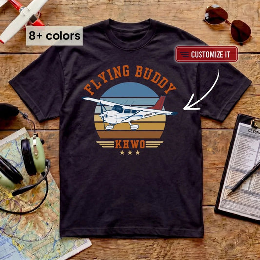 Flying Buddy Tee (Custom)