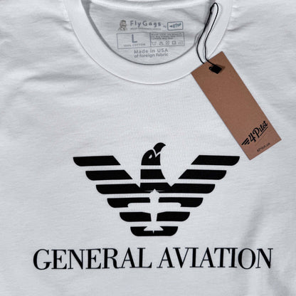 GENERAL AVIATION PREMIUM TEE THE PARODY HANGAR