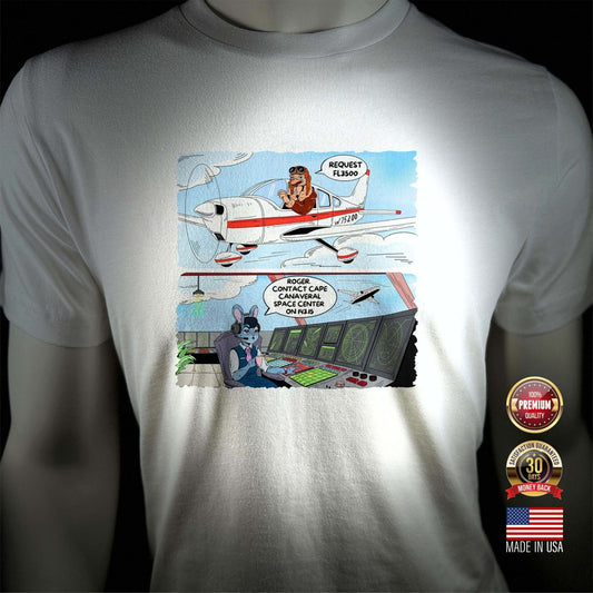 FL3500 PREMIUM TEE PILOT COMICS