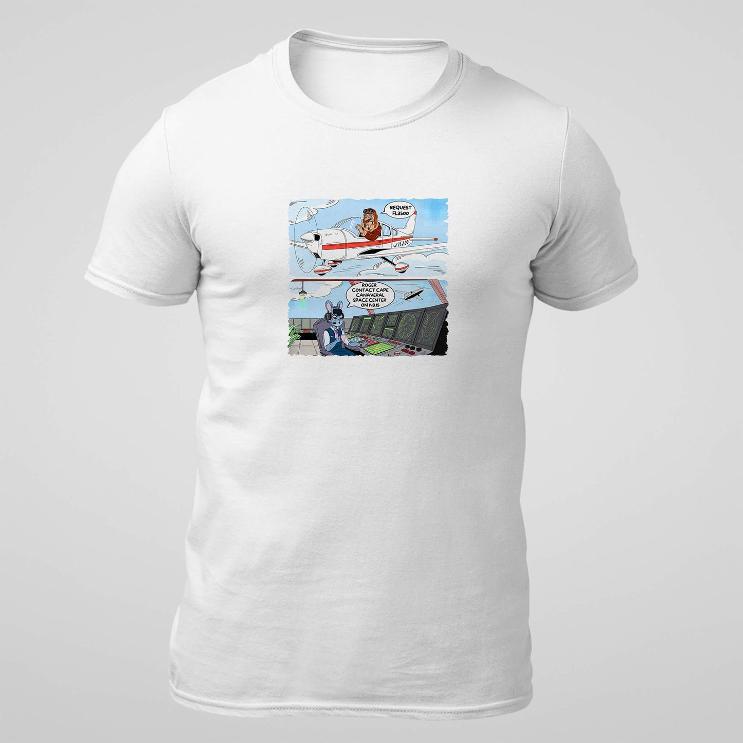 FL3500 REGULAR TEE PILOT COMICS