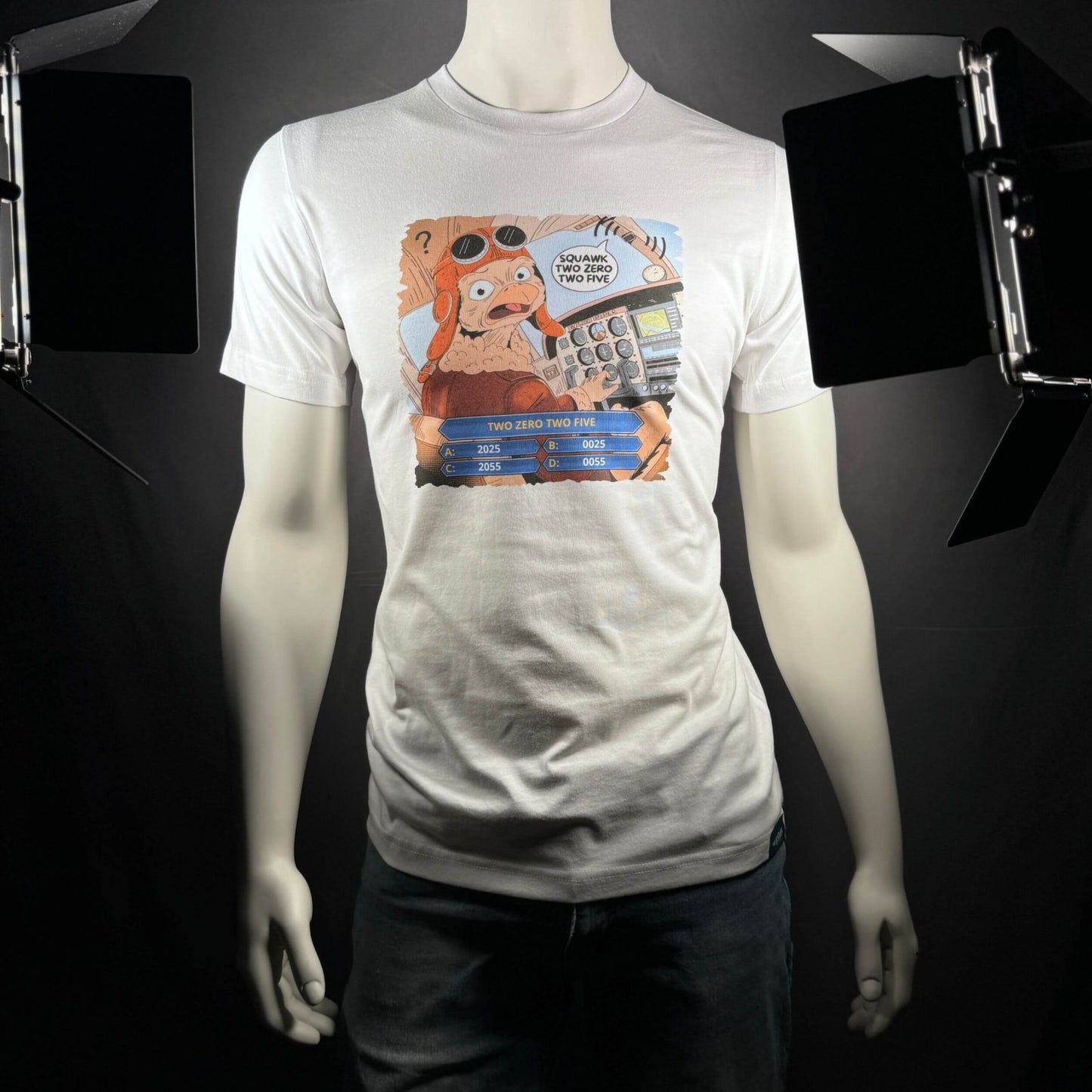 SQUAWK 2025 (Ver. 2) PREMIUM TEE PILOT COMICS