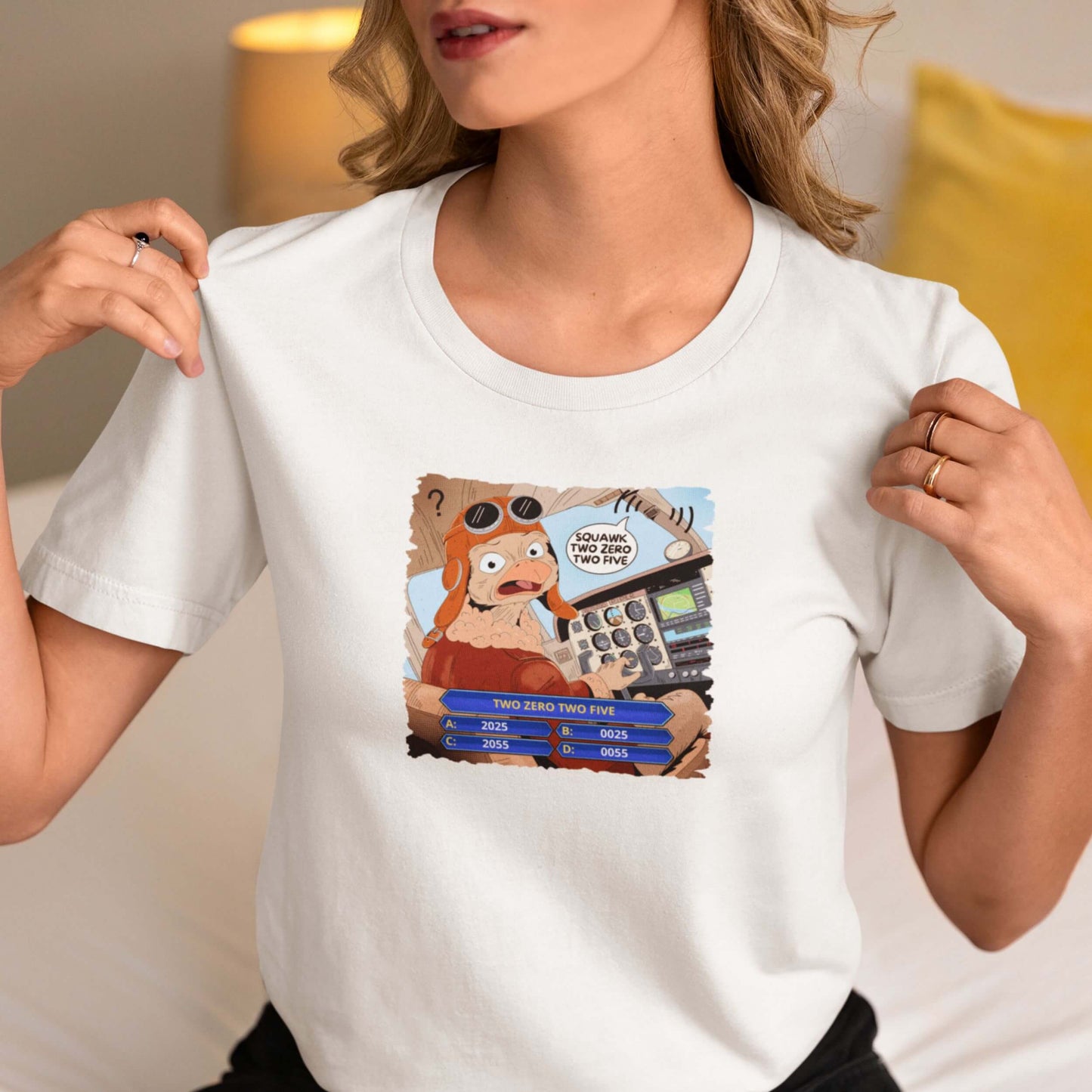 SQUAWK 2025 (Ver.2) REGULAR TEE PILOT COMICS