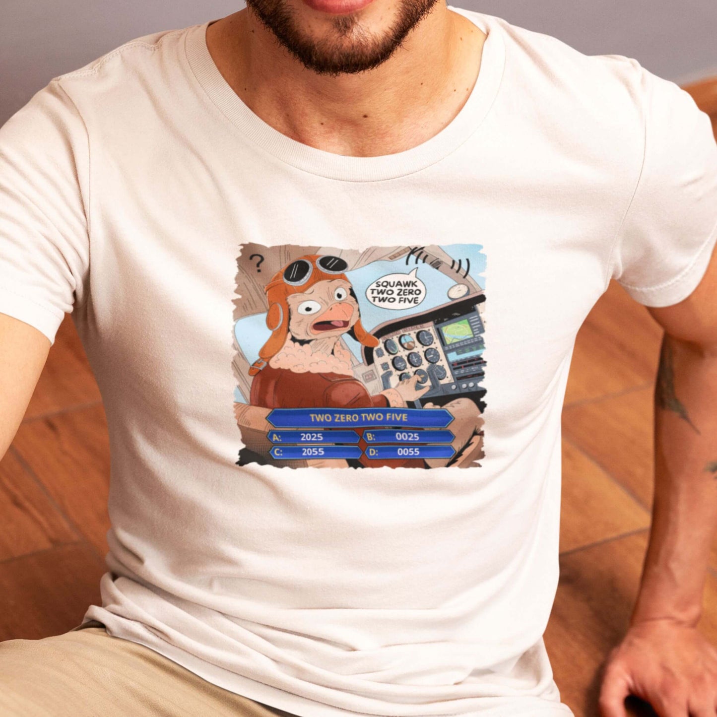SQUAWK 2025 (Ver.2) REGULAR TEE PILOT COMICS