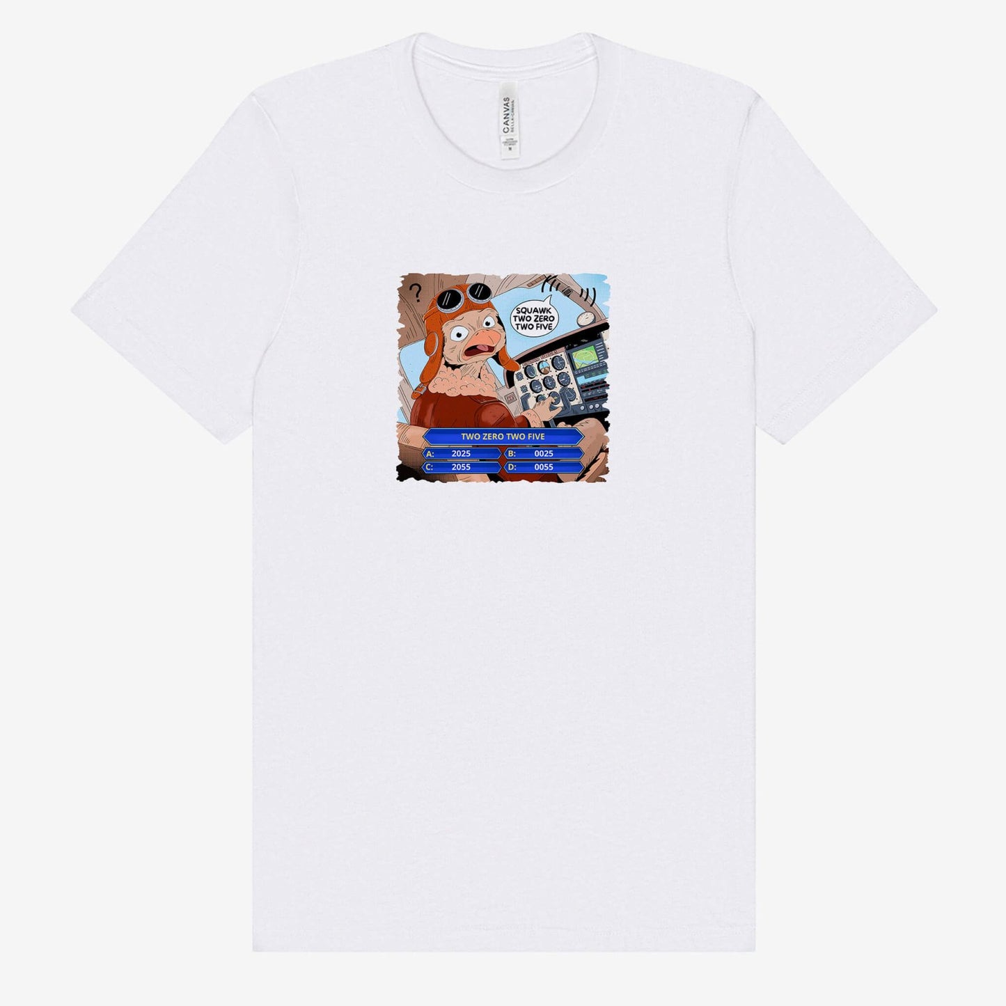 SQUAWK 2025 (Ver.2) REGULAR TEE PILOT COMICS