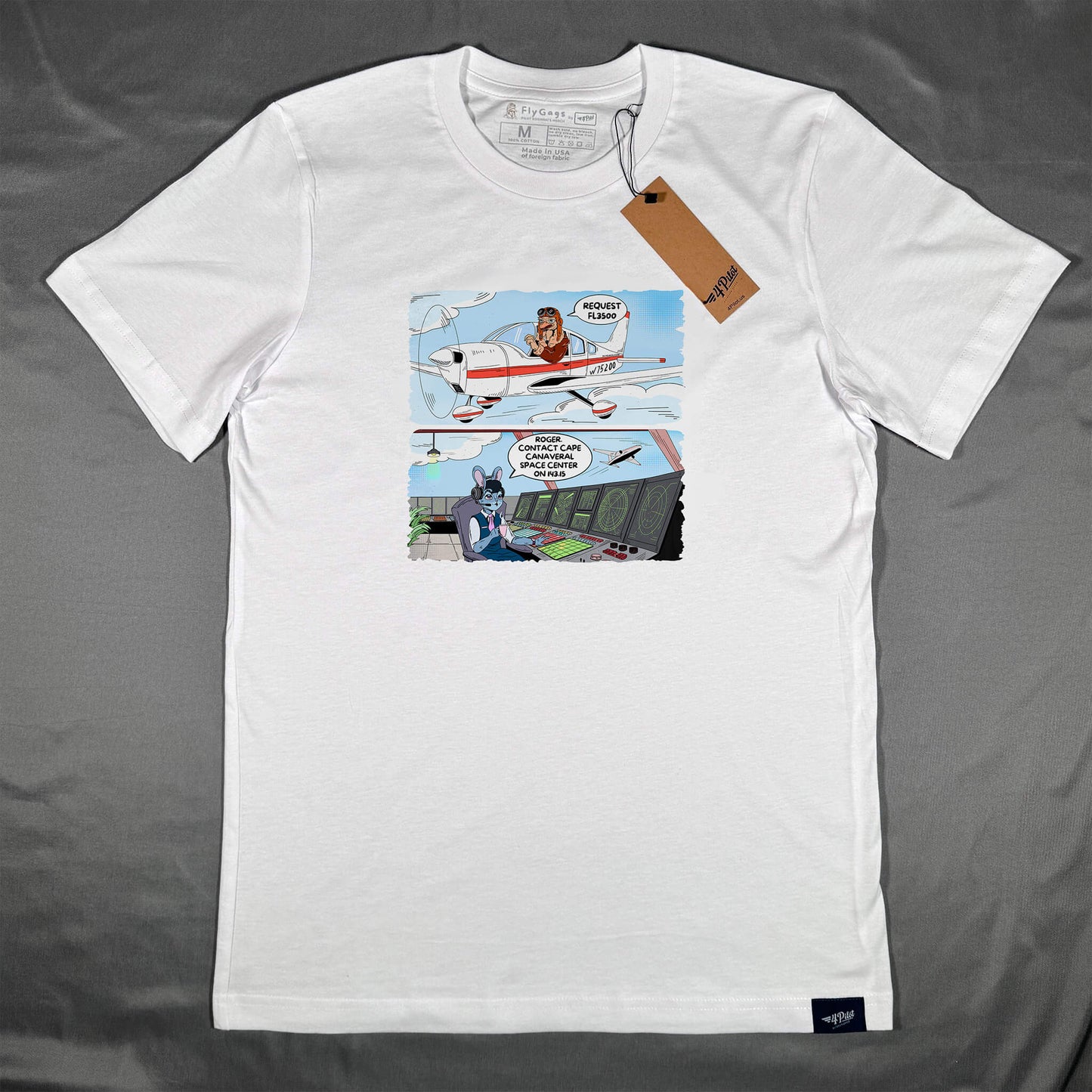 FL3500 PREMIUM TEE PILOT COMICS