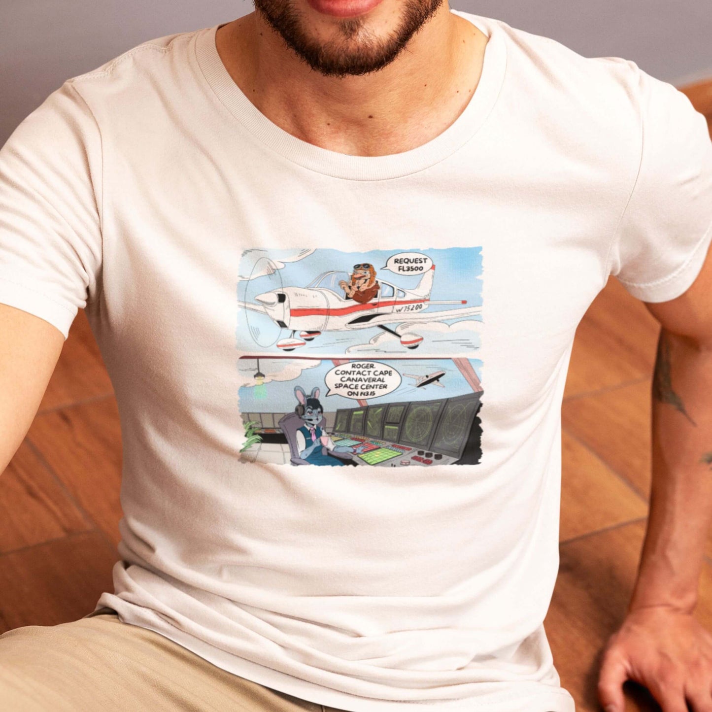 FL3500 REGULAR TEE PILOT COMICS