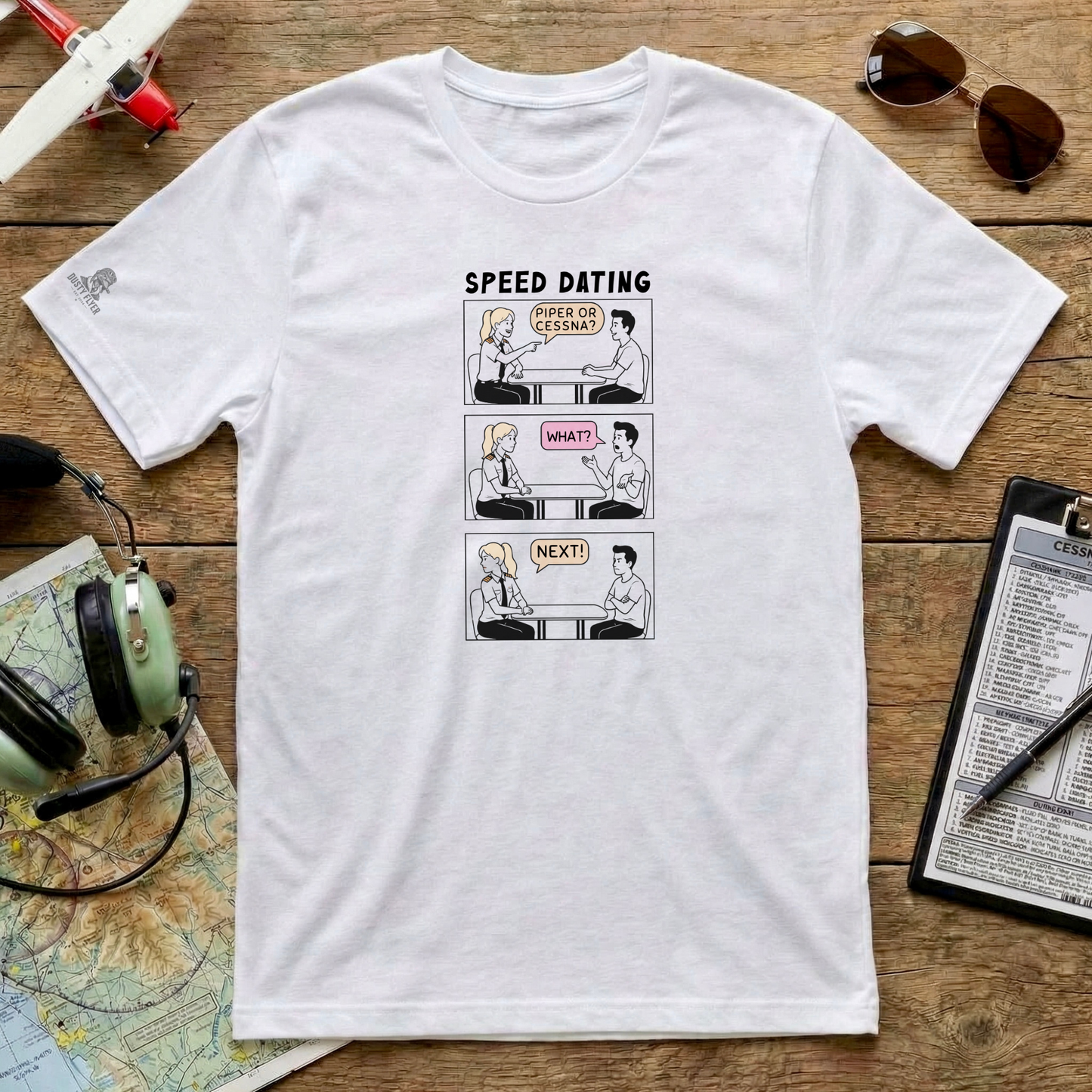 Funny Pilot Shirt – Piper or Cessna Aviation Humor Tee (Adult Unisex + Women's Fit)