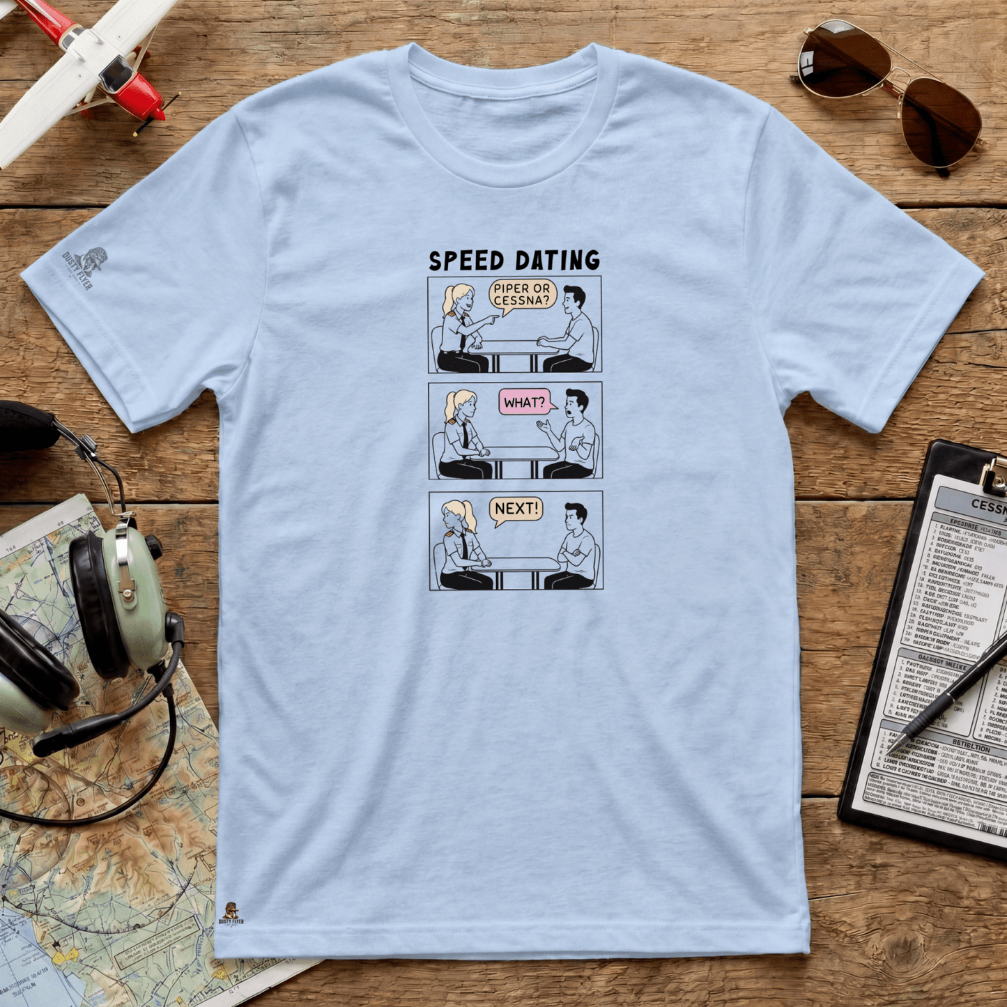 Funny Pilot Shirt – Piper or Cessna Aviation Humor Tee (Adult Unisex + Women's Fit)