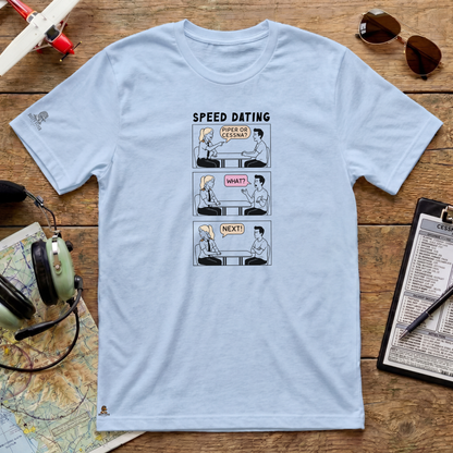 Funny Pilot Shirt – Piper or Cessna Aviation Humor Tee (Adult Unisex + Women's Fit)