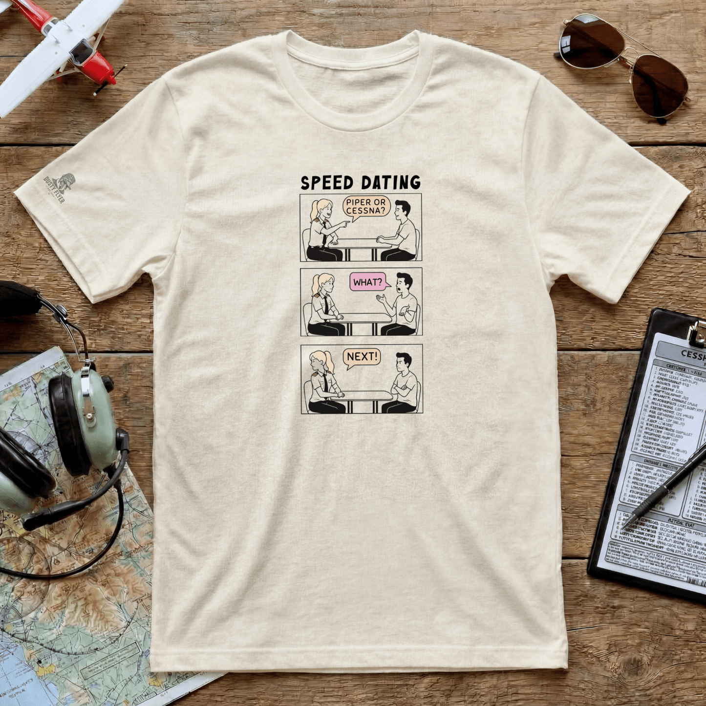 Funny Pilot Shirt – Piper or Cessna Aviation Humor Tee (Adult Unisex + Women's Fit)