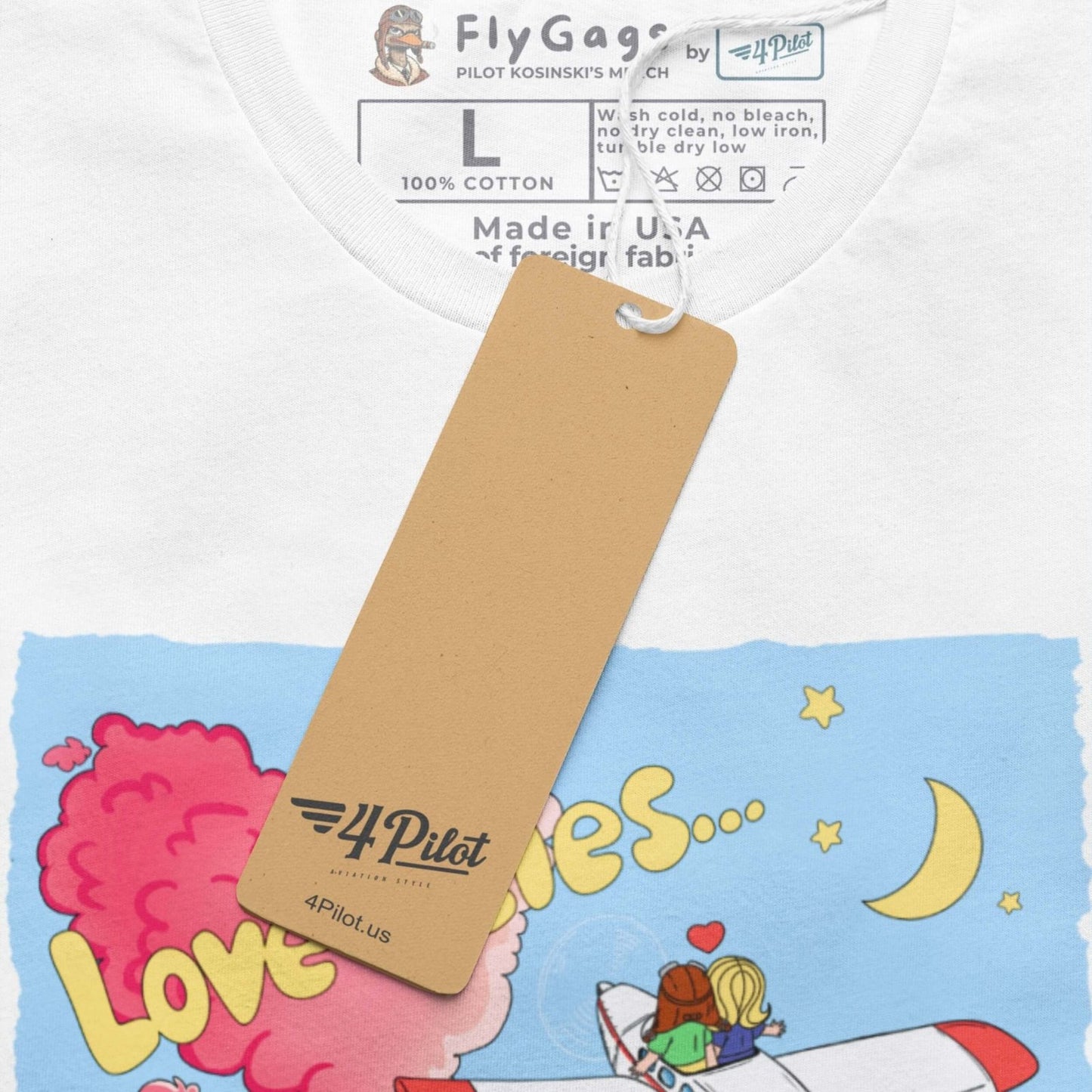 LOVE FLIES PREMIUM TEE THE PARODY HANGAR