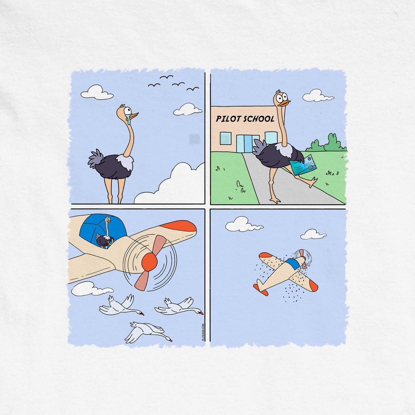 DREAMS MUST COME TRUE PREMIUM TEE PILOT COMICS