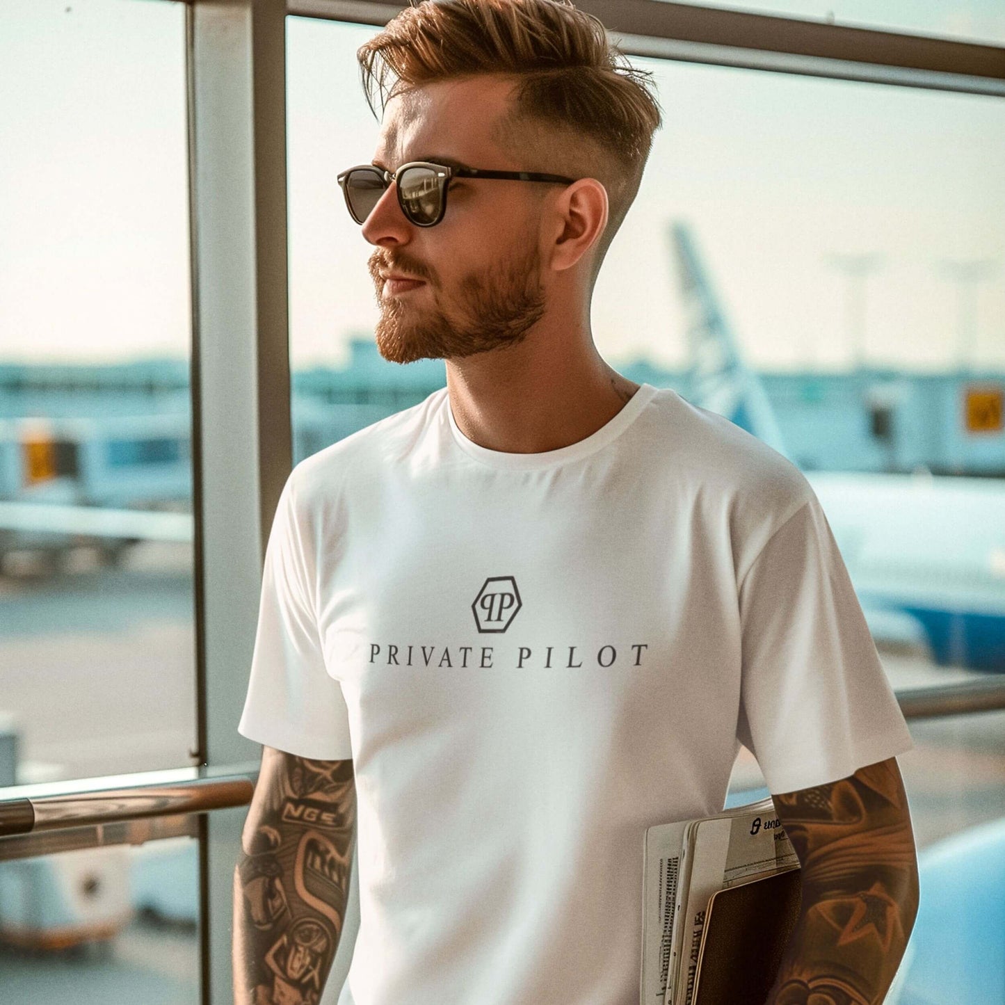 PRIVATE PILOT PREMIUM TEE THE PARODY HANGAR