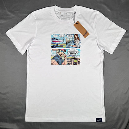 QUICKIE TEE PREMIUM TEE PILOT COMICS