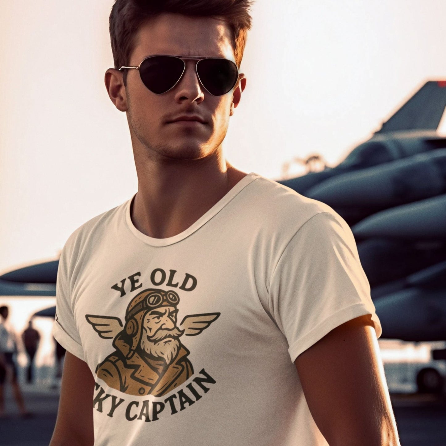 ZIPPER-SUITED Funny Aviation T-Shirt - The FlyGags Parody collection