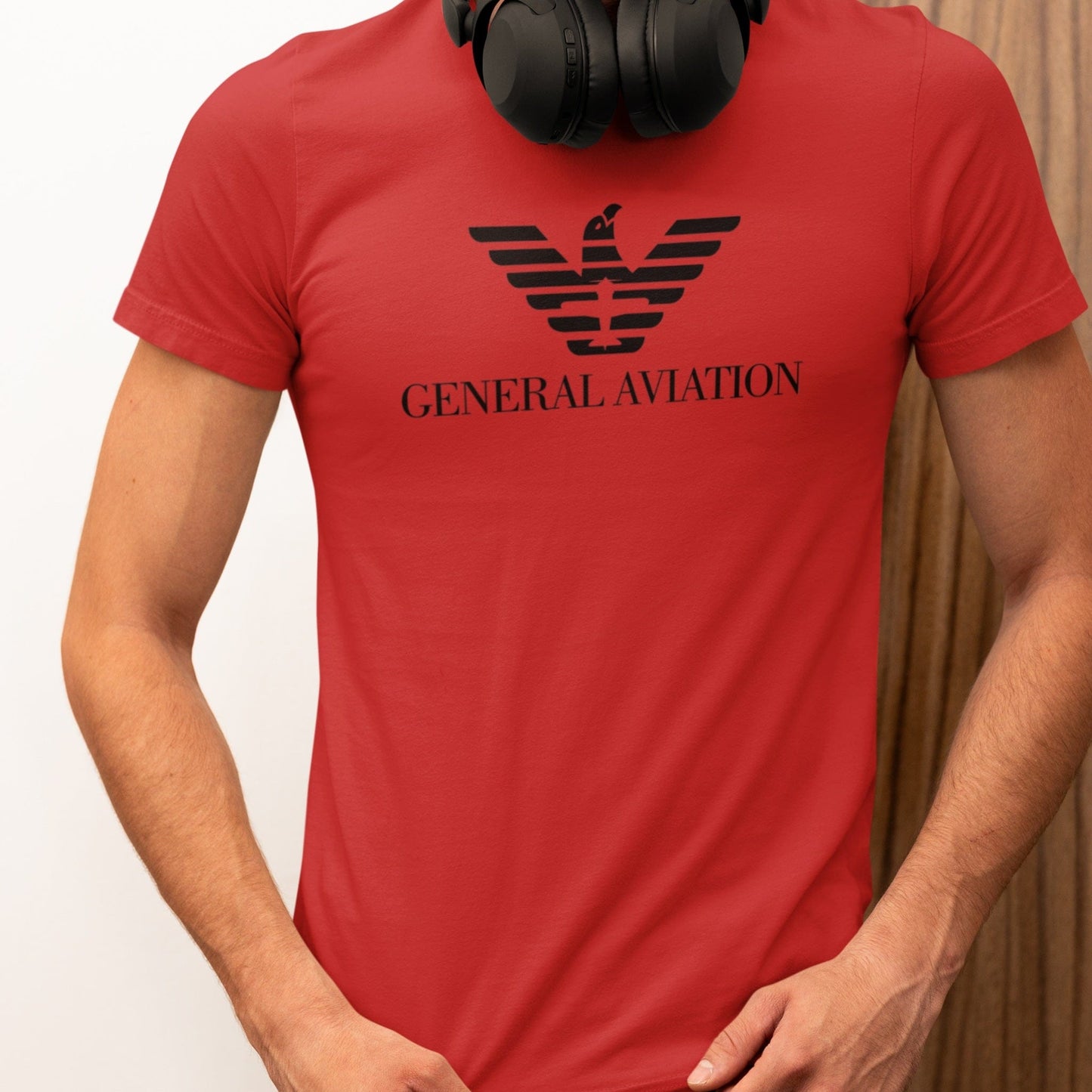"GENERAL AVIATION" STD TEE THE PARODY HANGAR COLLECTION GENERAL AVIATION T-SHIRT FOR PILOT PILOT GIFT