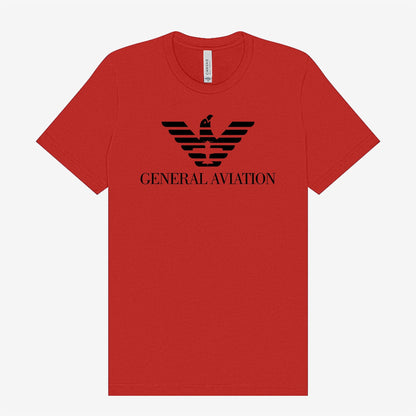 "GENERAL AVIATION" STD TEE THE PARODY HANGAR COLLECTION GENERAL AVIATION T-SHIRT FOR PILOT PILOT GIFT